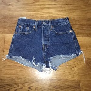 Levi’s White Oak Cone Denim shorts